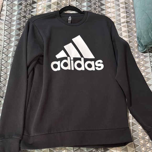 Adidas Black and White Crewneck Sweater - Picture 1 of 1